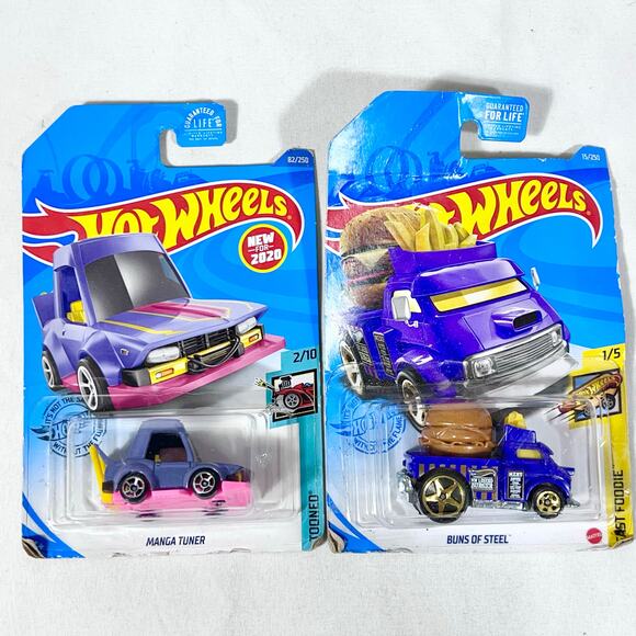 Hot Wheels Carded Lot Of 6 Various Years Minecraft Duck Bike Toy Cars New (U) - Picture 4 of 4